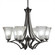 Zilo Six Light Chandelier in Graphite (200|566-GP-721)