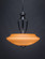 Zilo Three Light Bowl Pendant in Matte Black (200|567-MB-686)