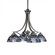 Zilo Four Light Chandelier in Graphite (200|568-GP-9955)