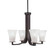 Apollo Four Light Chandelier in Dark Granite (200|574-DG-729)