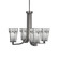Apollo Four Light Chandelier in Graphite (200|574-GP-9554)