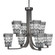 Apollo Eight Light Chandelier in Graphite (200|578-GP-9104)