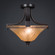 Apollo Two Light Semi Flush in Dark Granite (200|579-DG-640)