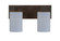 Apollo Two Light Bath Bar in Dark Granite (200|582-DG-4062)