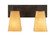 Apollo Two Light Bath Bar in Dark Granite (200|582-DG-670)