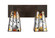 Apollo Two Light Bath Bar in Dark Granite (200|582-DG-9564)