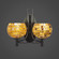 Capri Two Light Wall Sconce in Dark Granite (200|590-DG-402)