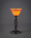 Eleganté One Light Mini Table Lamp in Dark Granite (200|61-DG-454)