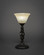 Eleganté One Light Mini Table Lamp in Dark Granite (200|61-DG-508)