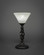 Eleganté One Light Mini Table Lamp in Dark Granite (200|61-DG-7145)
