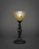 Elegant One Light Mini Table Lamp in Dark Granite (200|61-DG-750)