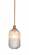 Carina One Light Pendant in New Age Brass (200|74-NAB-4608)