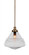 Juno One Light Pendant in New Age Brass (200|78-NAB-4730)