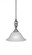 Elegante One Light Mini Pendant in Aged Silver (200|80-AS-431)