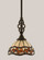 Eleganté One Light Mini Pendant in Dark Granite (200|80-DG-9975)
