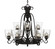 Eleganté Nine Light Chandelier in Dark Granite (200|869-DG-461)