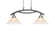 Bow Two Light Island Pendant in Brushed Nickel (200|872-BN-700)