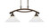 Bow Two Light Island Bar in Bronze (200|872-BRZ-702) Bow Two Light Island Bar in Bronze (200|872-BRZ-702)