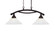 Bow Two Light Island Pendant in Dark Granite (200|872-DG-702)