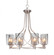 Capri Eight Light Chandelier in Brushed Nickel (200|908-BN-3002)