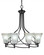 Capri Eight Light Chandelier in Dark Granite (200|908-DG-721)