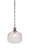 Carina One Light Pendant in Brushed Nickel (200|96-BN-4610)