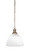 Carina One Light Pendant in New Age Brass (200|96-NAB-4631)