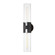 Amado Two Light Wall Sconce in Polished Nickel (67|B3232-PN/TBK)