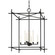 Huck Eight Light Lantern in Black Iron (67|F1099-BI)