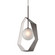 Origami One Light Pendant in Graphite With Silver Leaf (67|F5534)