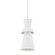 Florence One Light Pendant in Gesso White (67|F7902-GSW)