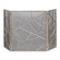 Armino Fireplace Screen in Antiqued Silver Leaf (52|20072)