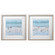 Sea Framed Prints, Set/2 in Light Driftwood (52|33695)