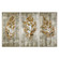 Champagne Leaves Wall Art in Burnished Champagne (52|35334)