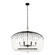 Voliere Six Light Pendant in Matte Black (137|343N06MB)