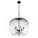 Voliere Six Light Pendant in Matte Black (137|343P06MB)