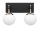 Allie Two Light Bath in Black/Polished Nickel (137|352B02BLPN)