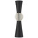 Clarkson Two Light Wall Sconce in Polished Nickel (268|ARN 2009PN/BLK)