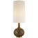 Hunlen One Light Table Lamp in Chalk Burnt Gold (268|ARN 3620BG-L)