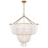 Jacqueline 12 Light Chandelier in Hand-Rubbed Antique Brass (268|ARN 5104HAB-WG)
