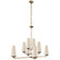 Fontaine Eight Light Chandelier in Gilded Plaster (268|ARN 5205GP-L)