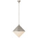 Sarnen LED Pendant in Burnished Silver Leaf (268|ARN 5357BSL-WG)