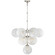 Cristol Ten Light Chandelier in Polished Nickel (268|ARN 5401PN-WG)