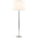 Simple Scallop One Light Floor Lamp in Soft Silver (268|BBL 1023SS-S)