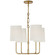 Go Lightly Four Light Chandelier in Gild (268|BBL 5080G-S)