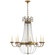 Paris Flea Market Eight Light Chandelier in Antique-Burnished Brass (268|CHC 1408AB-SG)