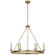 Launceton Six Light Chandelier in Antique-Burnished Brass (268|CHC 1601AB)