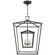 Darlana Double Cage Four Light Lantern in Aged Iron (268|CHC 2179AI)