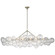 Talia LED Linear Chandelier in Burnished Silver Leaf (268|JN 5117BSL-CG)