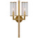 Liaison Two Light Wall Sconce in Antique-Burnished Brass (268|KW 2201AB-CG)